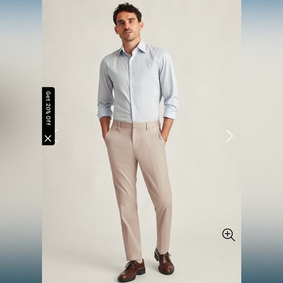 Bonobos Weekday Warrior Straight Leg Dress Pants In Wednesday Wheat 37/32 - Picture 2 of 8